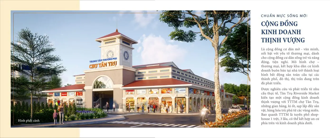 TIỆN ÍCH TÂN TRỤ RIVERSIDE MARKET