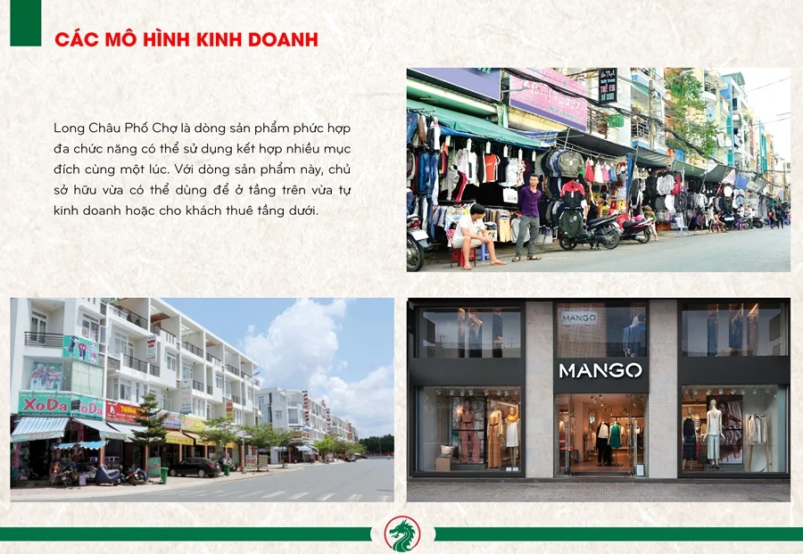 TIỆN ÍCH LONG CHÂU PHỐ CHỢ