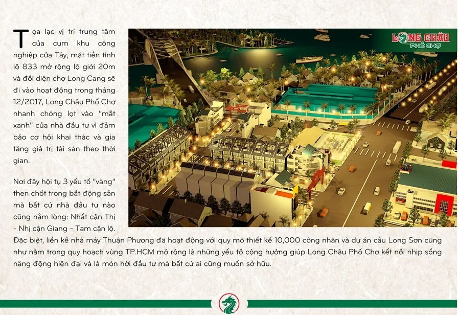 VỊ TRÍ LONG CHÂU PHỐ CHỢ