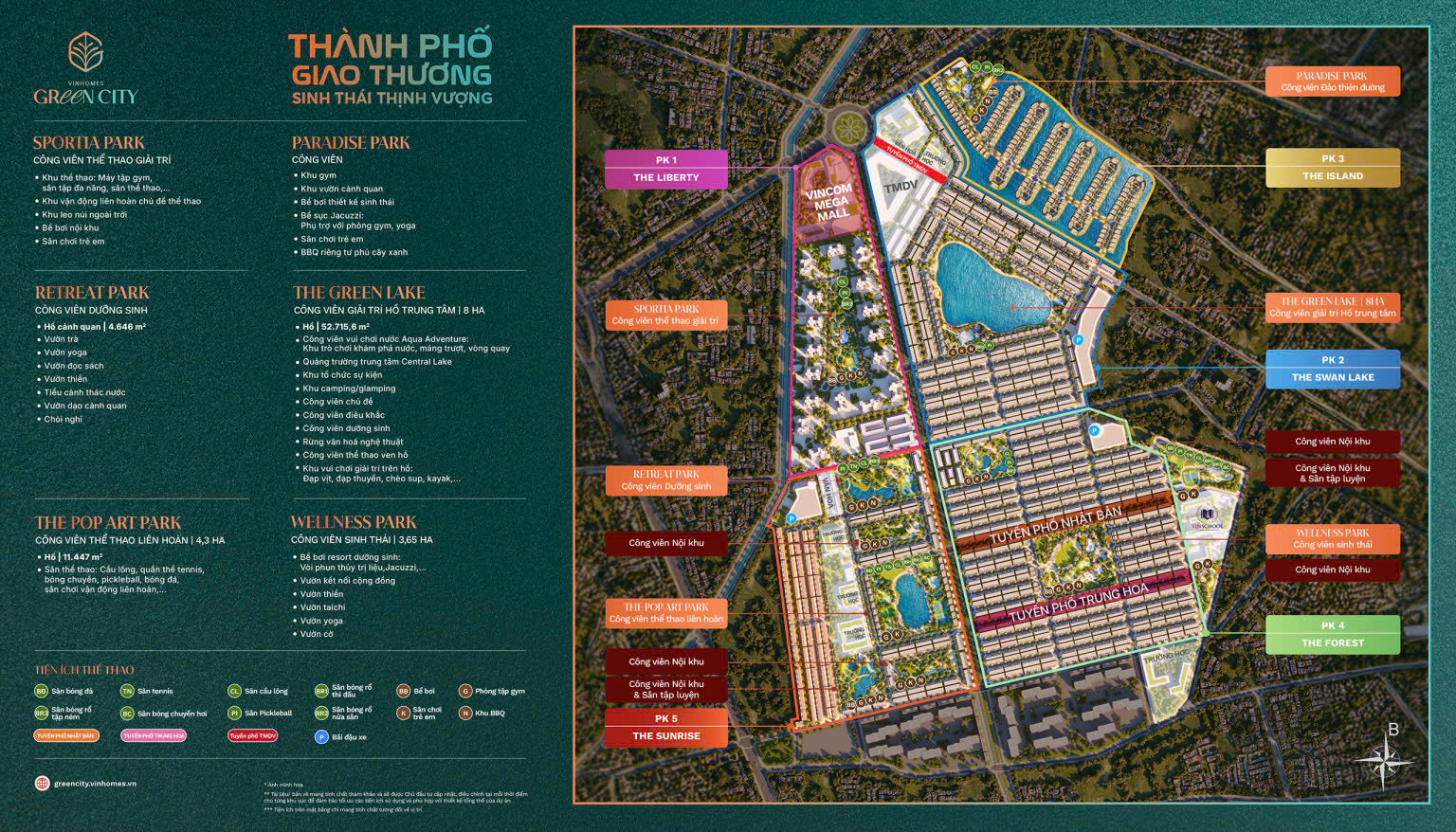 Chi tiết mặt bằng Vinhomes Green City