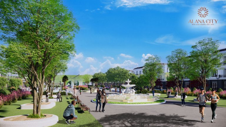 Hồ cảnh quan alana city