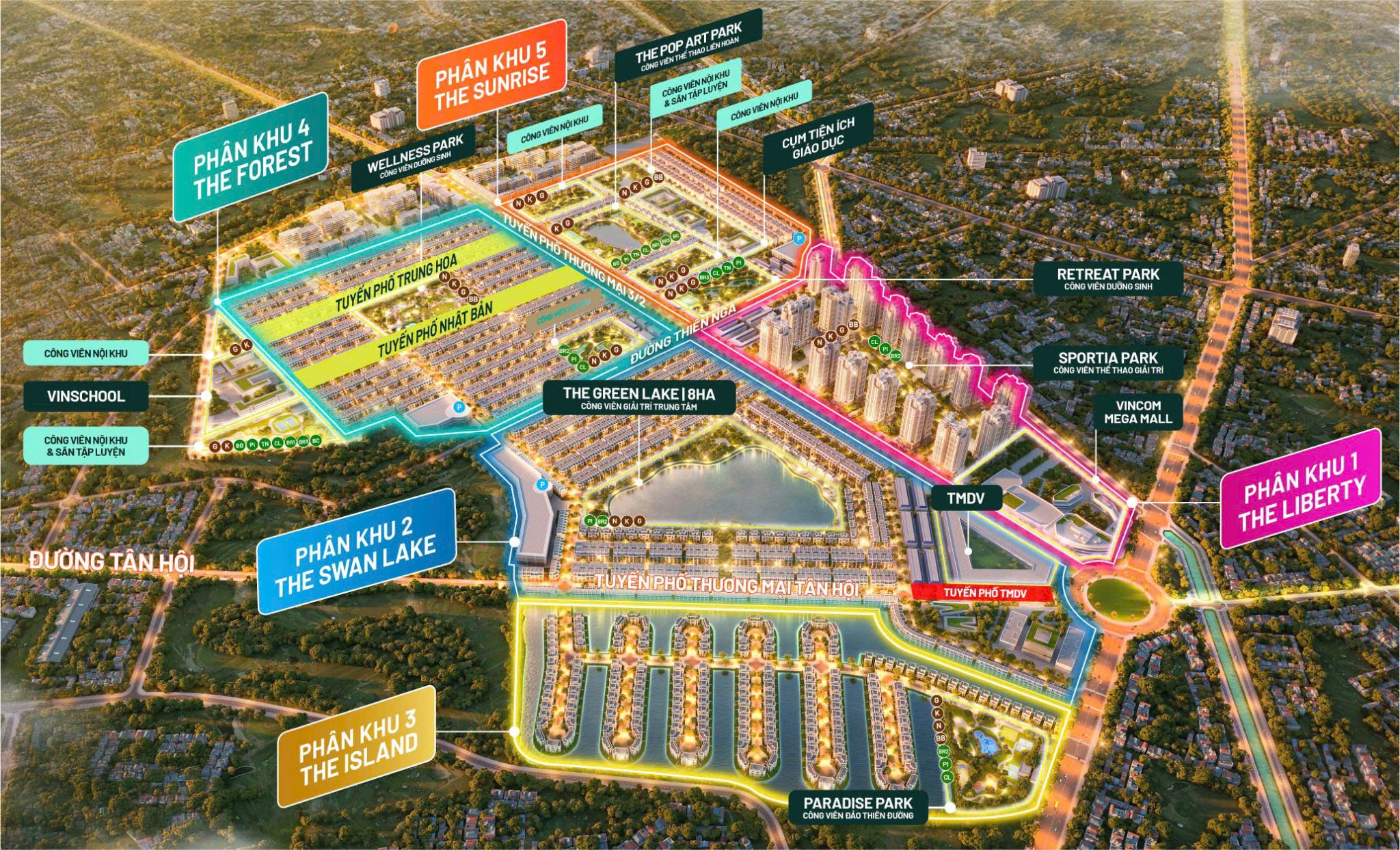Mặt bằng dự án vinhomes green city