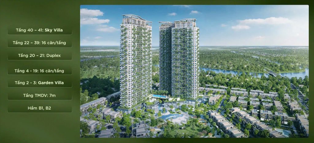 Phân khu sky retreat của dự án eco retreat