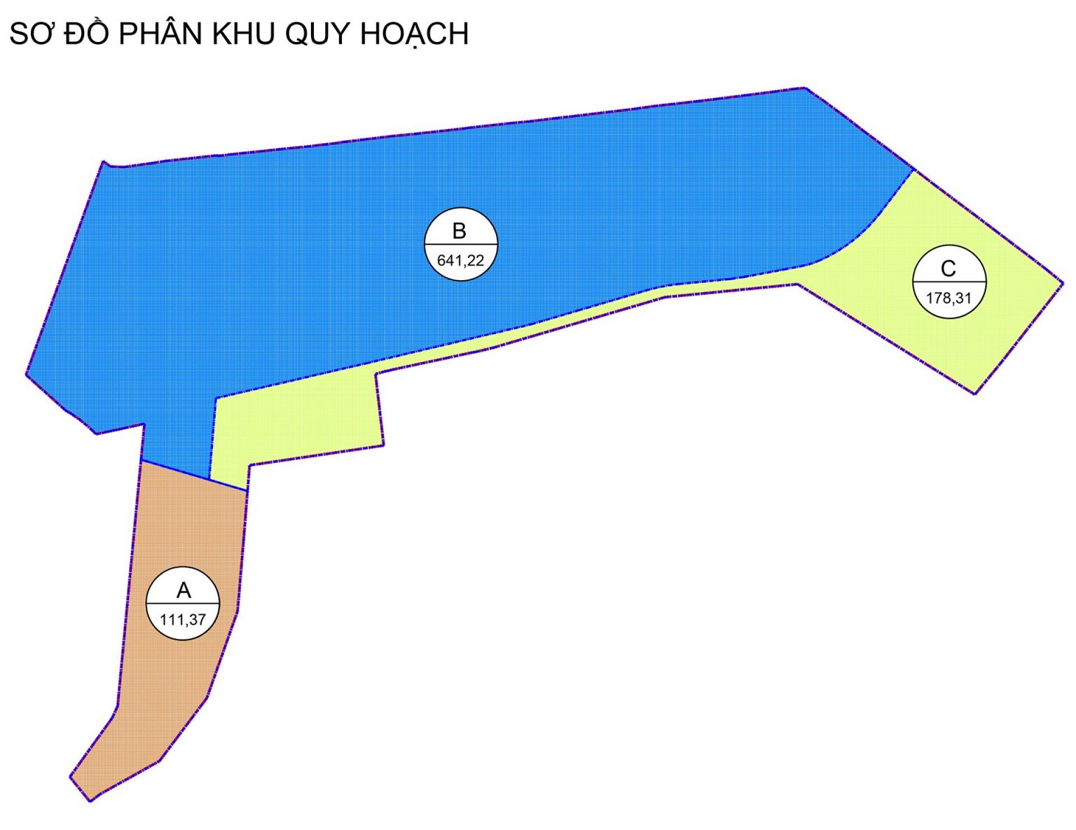 Sơ đồ phân khu quy hoạch Vinhomes tân mỹ