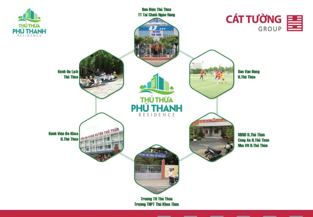 Tiện ích ngoại khu dự án Khu đô thị Thủ Thừa Phú Thanh Residence